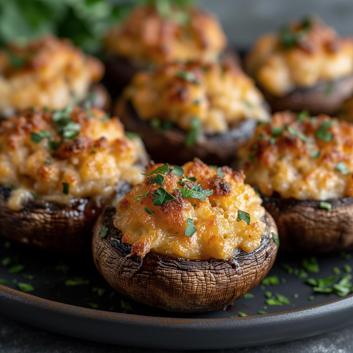 L'ail noir du Mont-blanc : recette de champignons farcis à l'ail noir