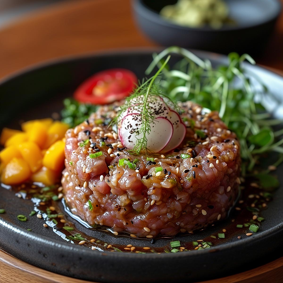 L'ail noir du Mont-blanc : recette du tartare de bœuf à l'ail noir
